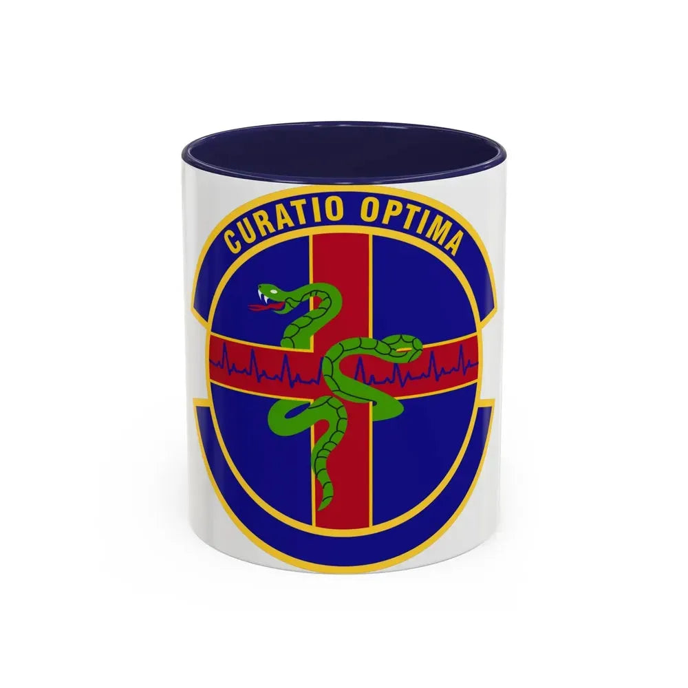 412 Healthcare Operations Squadron AFMC (U.S. Air Force) Accent Coffee Mug 11oz Navy - Go Mug Yourself