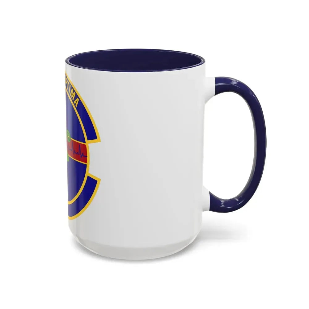 412 Healthcare Operations Squadron AFMC (U.S. Air Force) Accent Coffee Mug - Go Mug Yourself