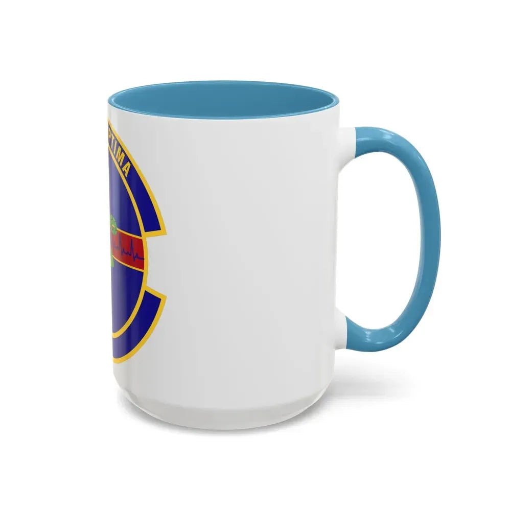 412 Healthcare Operations Squadron AFMC (U.S. Air Force) Accent Coffee Mug - Go Mug Yourself