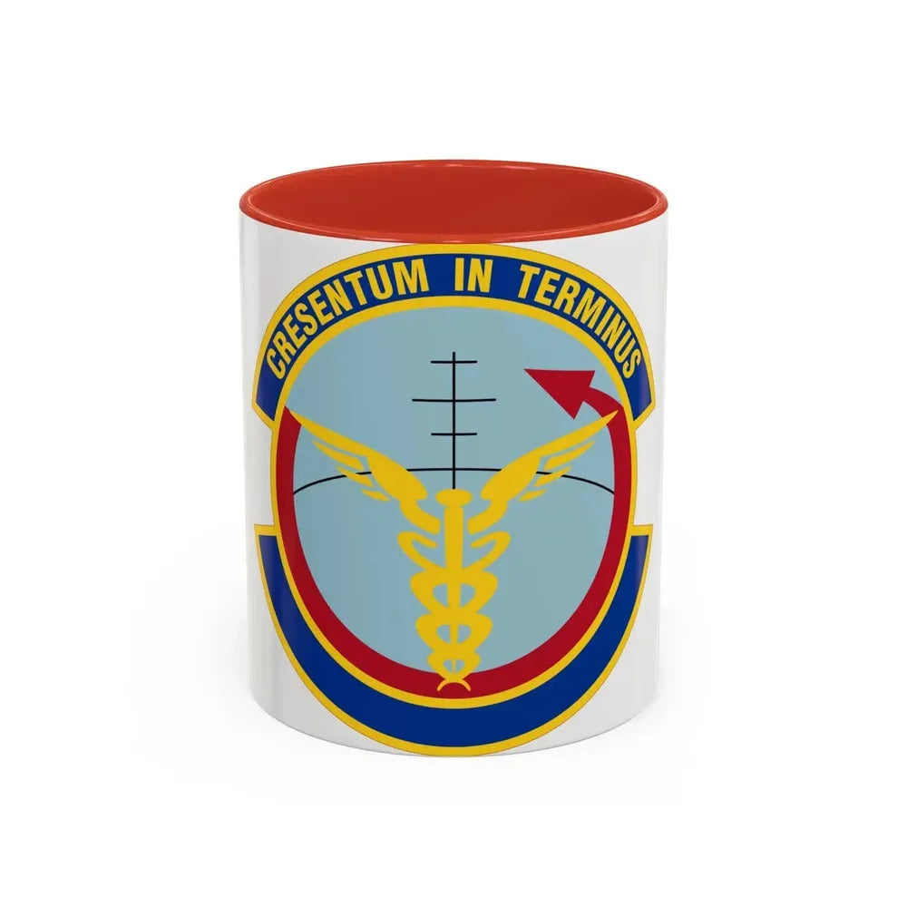 412 Operational Medical Readiness Squadron AFMC (U.S. Air Force) Accent Coffee Mug 11oz Red - Go Mug Yourself
