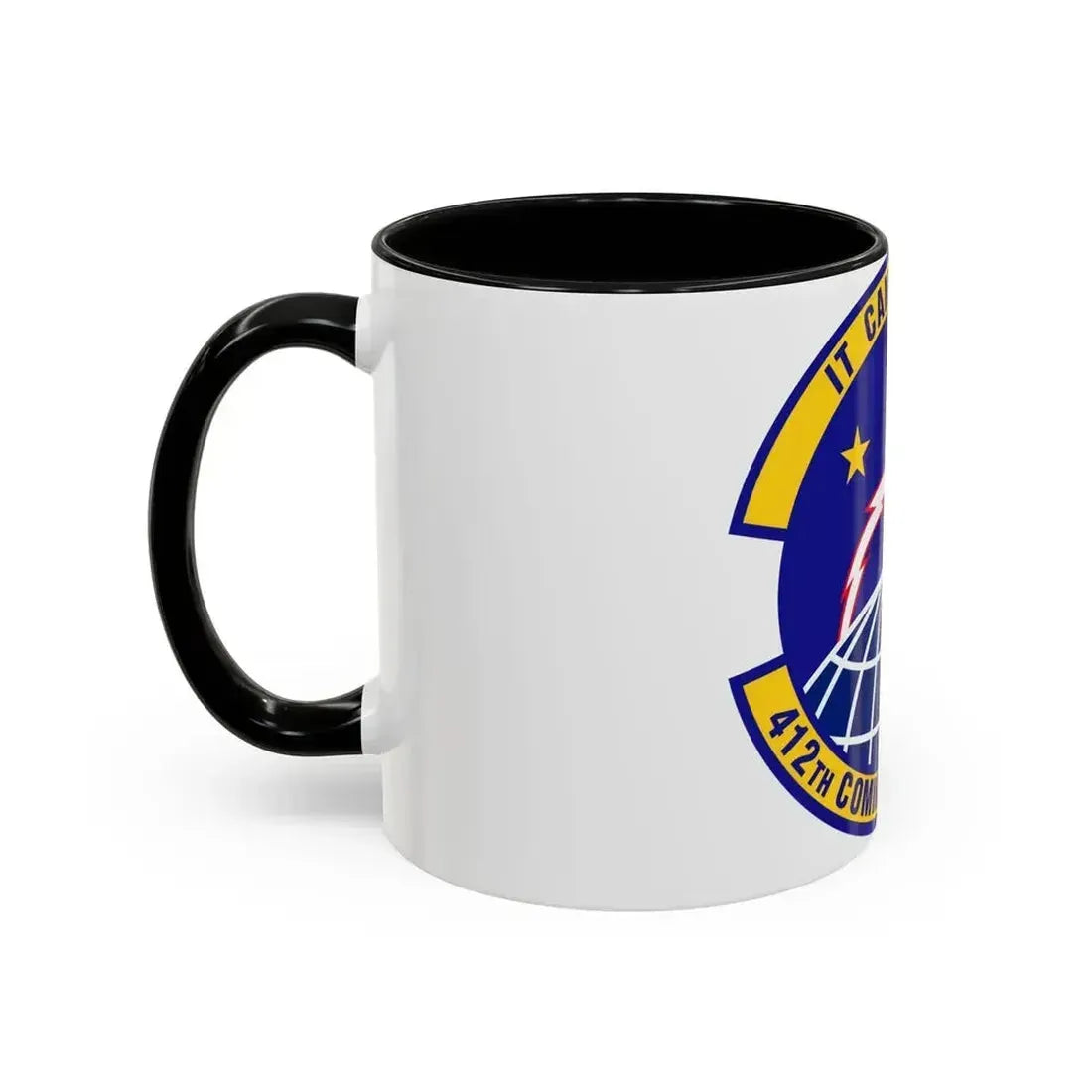 412th Communications Squadron (U.S. Air Force) Accent Coffee Mug - Go Mug Yourself