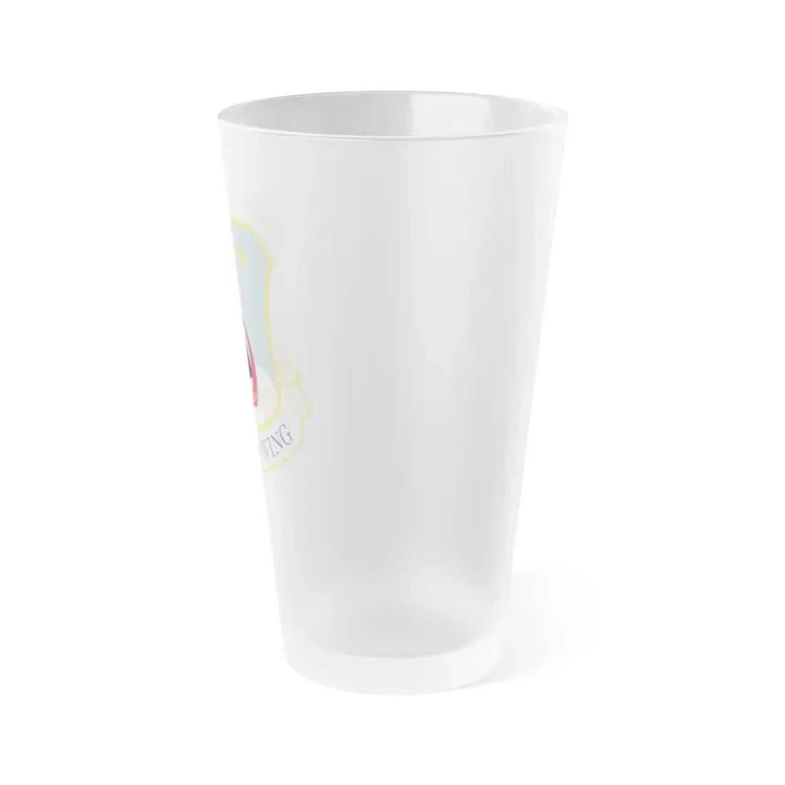 412th Test Wing (U.S. Air Force) Frosted Pint Glass 16oz - Go Mug Yourself