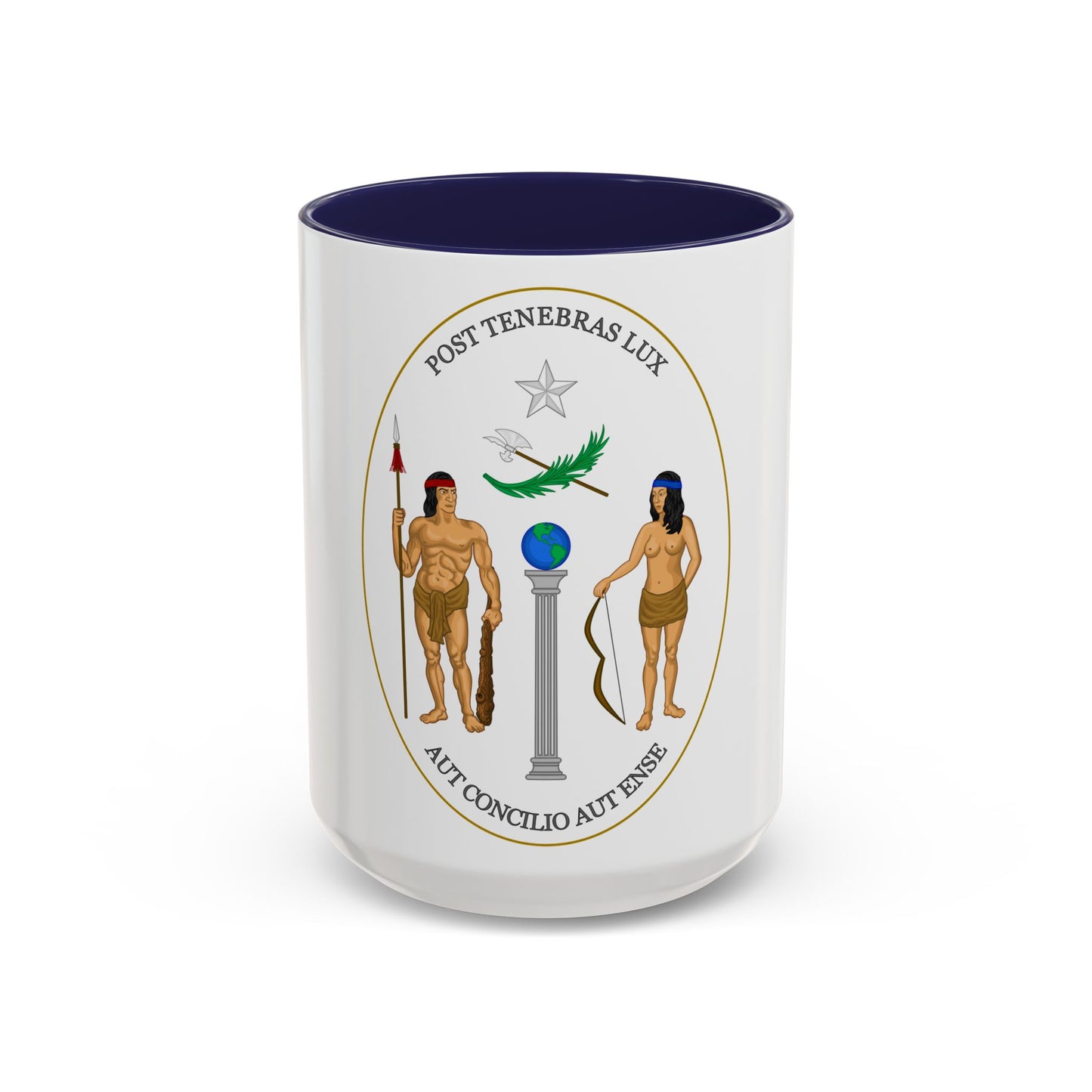 Obverse of the Coat of Arms of Chile (1812-1814) - Accent Coffee Mug