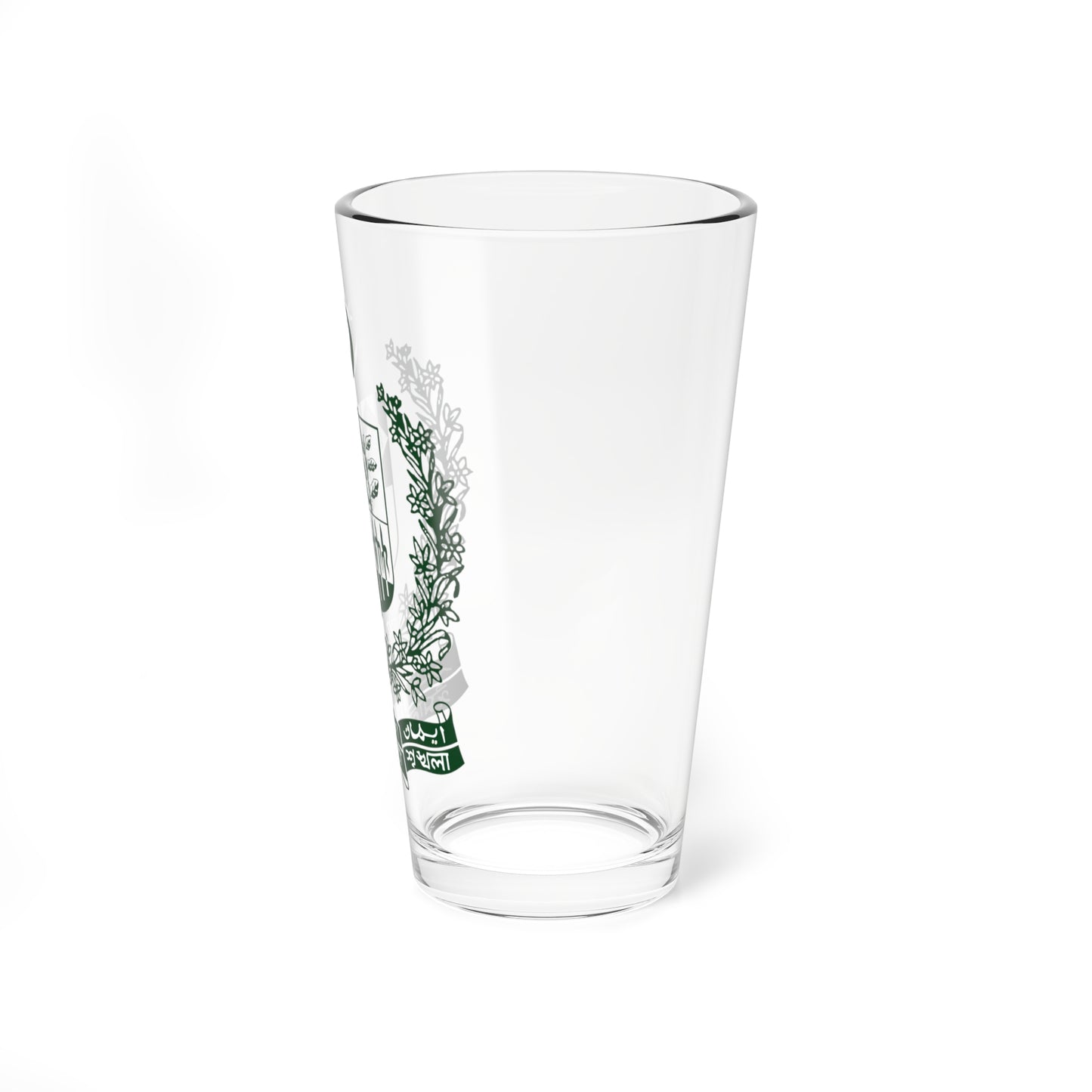 Emblem of Pakistan 1954-1972 (Pakistan) (Coat of Arms) Pint Glass 16oz