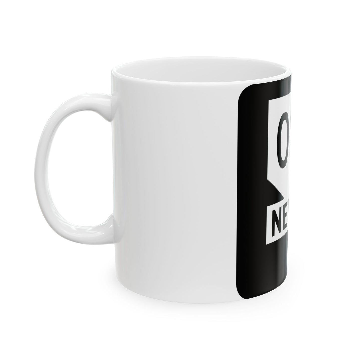 Nevada 000 nopath (Nevada) (Road Sign) White Coffee Mug