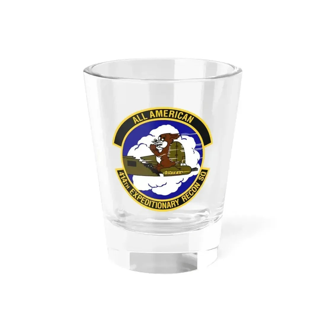 414th Expeditionary Reconnaissance Squadron (U.S. Air Force) Shot Glass 1.5oz 1.5oz - Go Mug Yourself