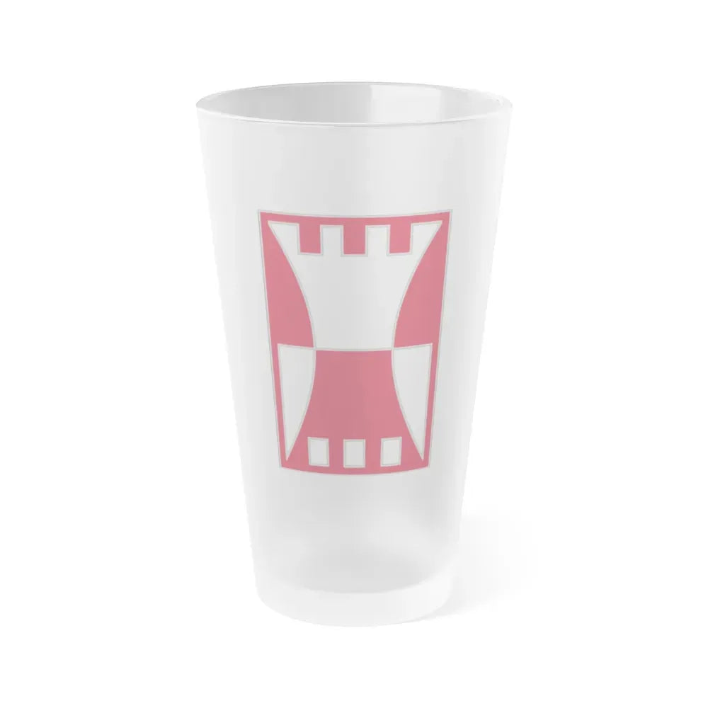 416 Engineer Command (U.S. Army) Frosted Pint Glass 16oz Default Title - Go Mug Yourself