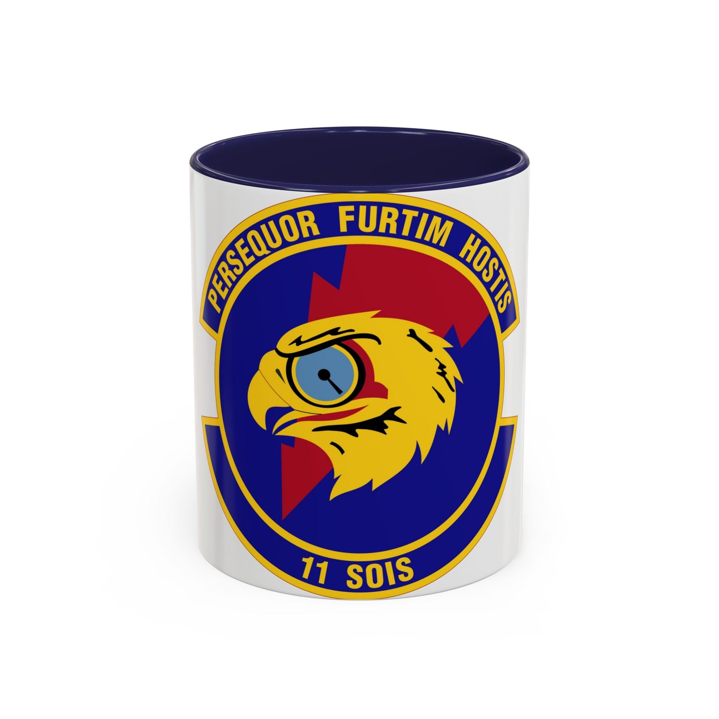 11 Special Operations Intelligence Squadron AFSOC (U.S. Air Force) Accent Coffee Mug
