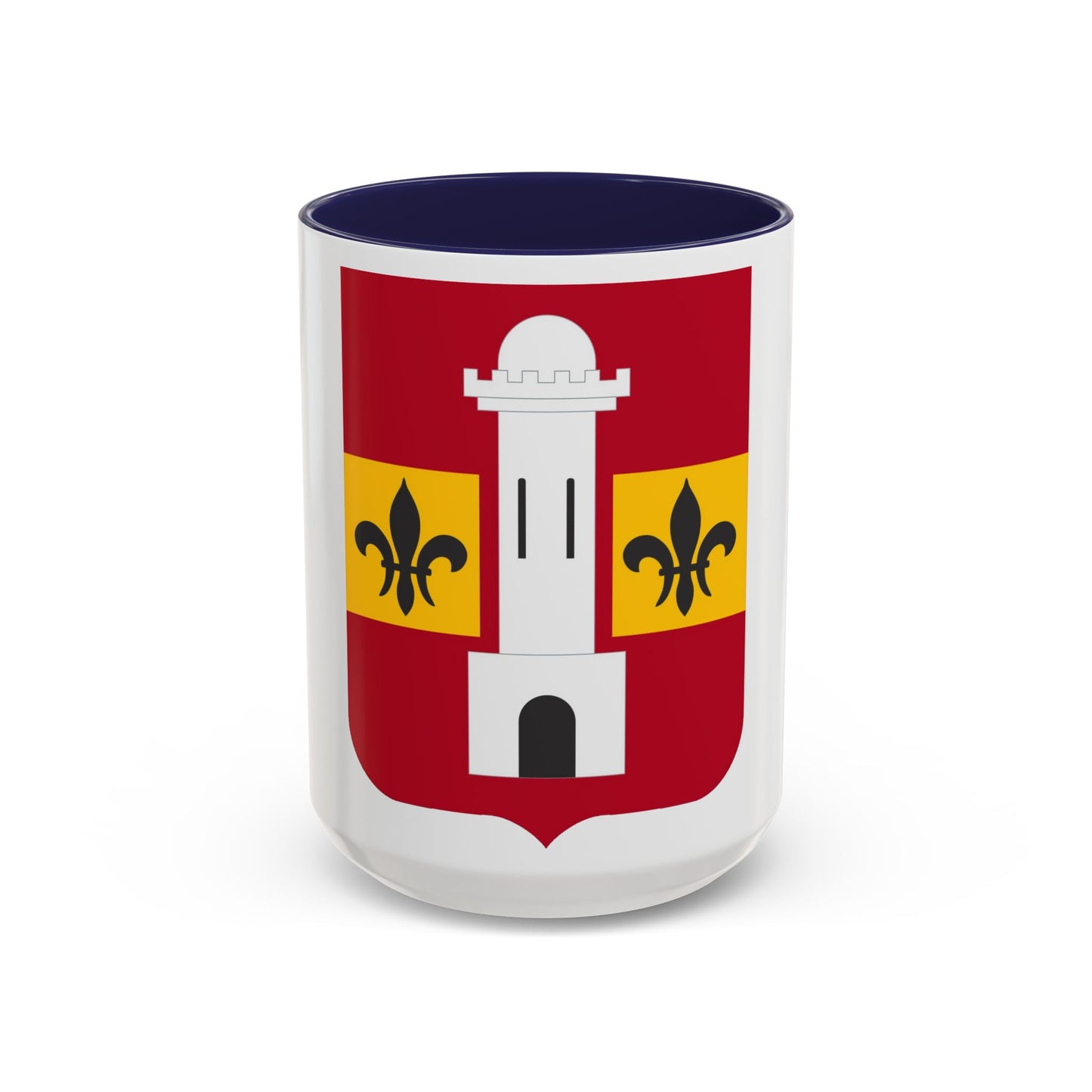 740th Antiaircraft Artillery Gun Battalion v2 (U.S. Army) Accent Coffee Mug