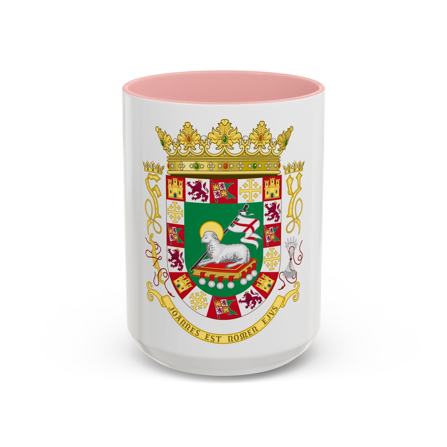 Coat of arms of the Commonwealth of Puerto Rico - Accent Coffee Mug