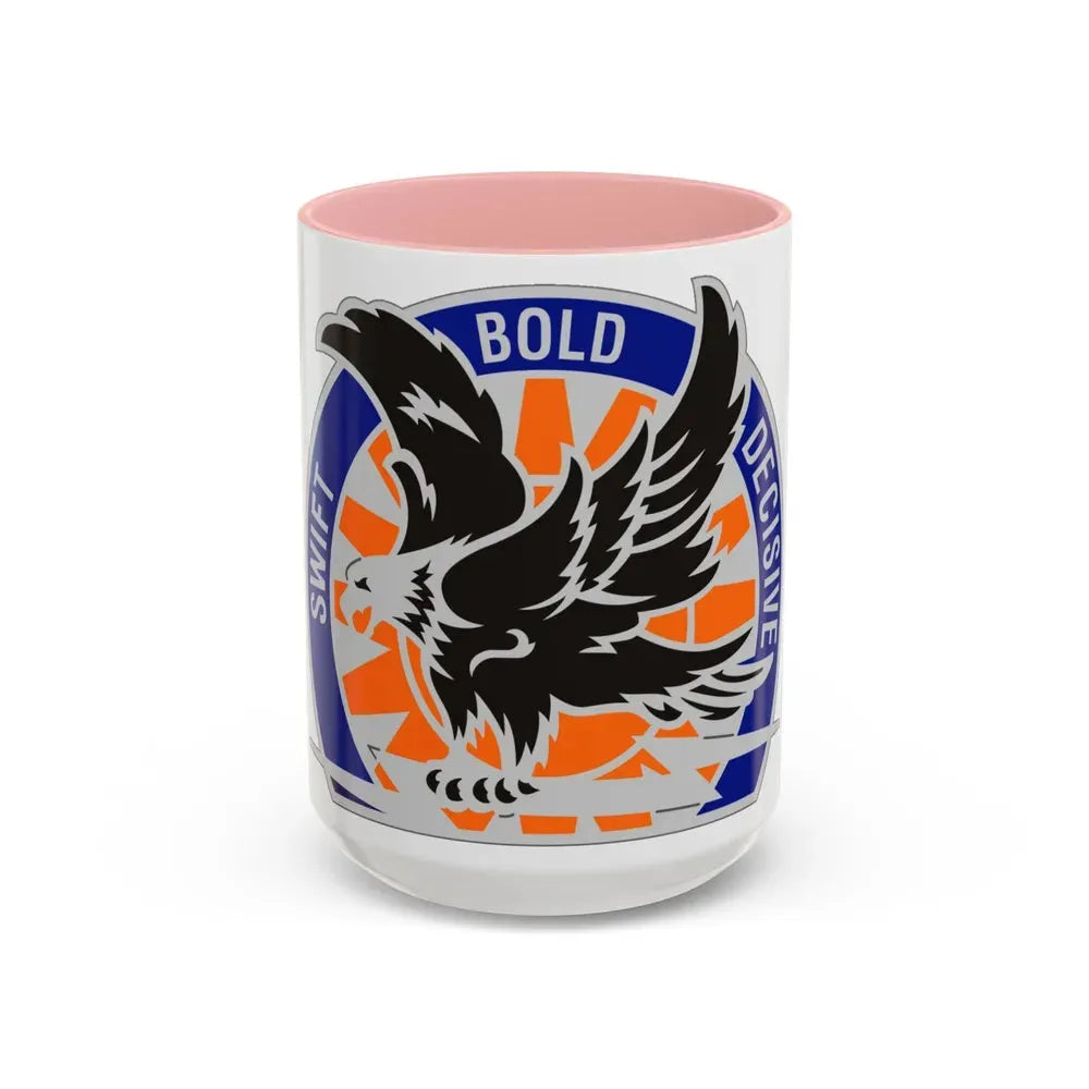 419 Aviation Group (U.S. Army) Accent Coffee Mug 15oz Pink - Go Mug Yourself