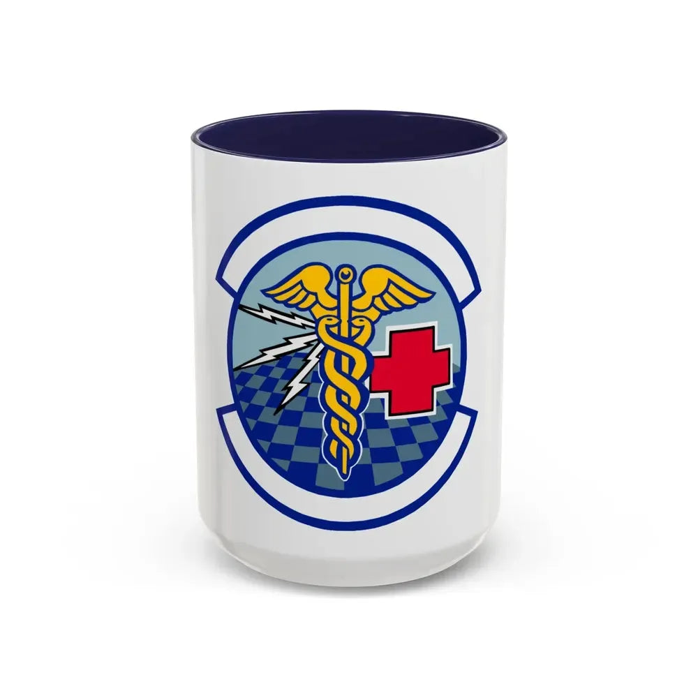 419 Medical Squadron AFRC (U.S. Air Force) Accent Coffee Mug 15oz Navy - Go Mug Yourself