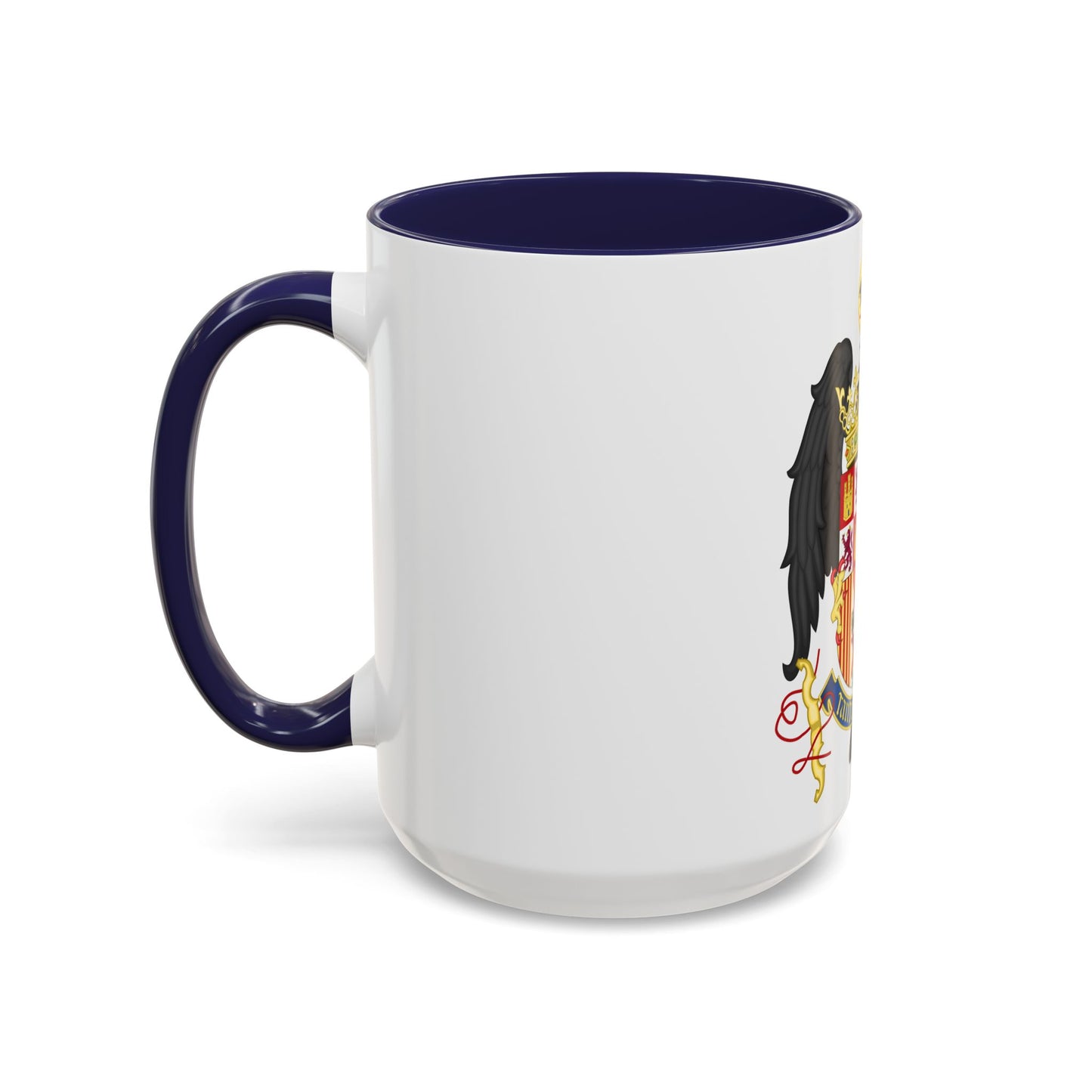 Coat of Arms of Queen Isabella of Castile (1492-1504) - Accent Coffee Mug