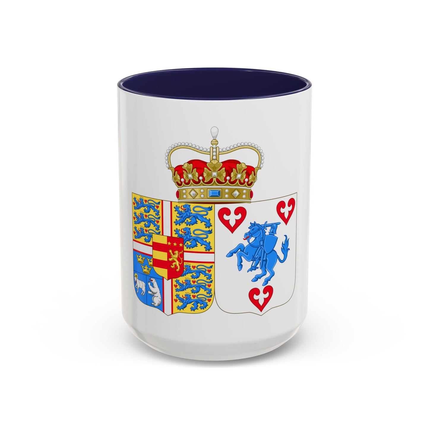 Coat of arms of Princess Marie of Denmark - Accent Coffee Mug