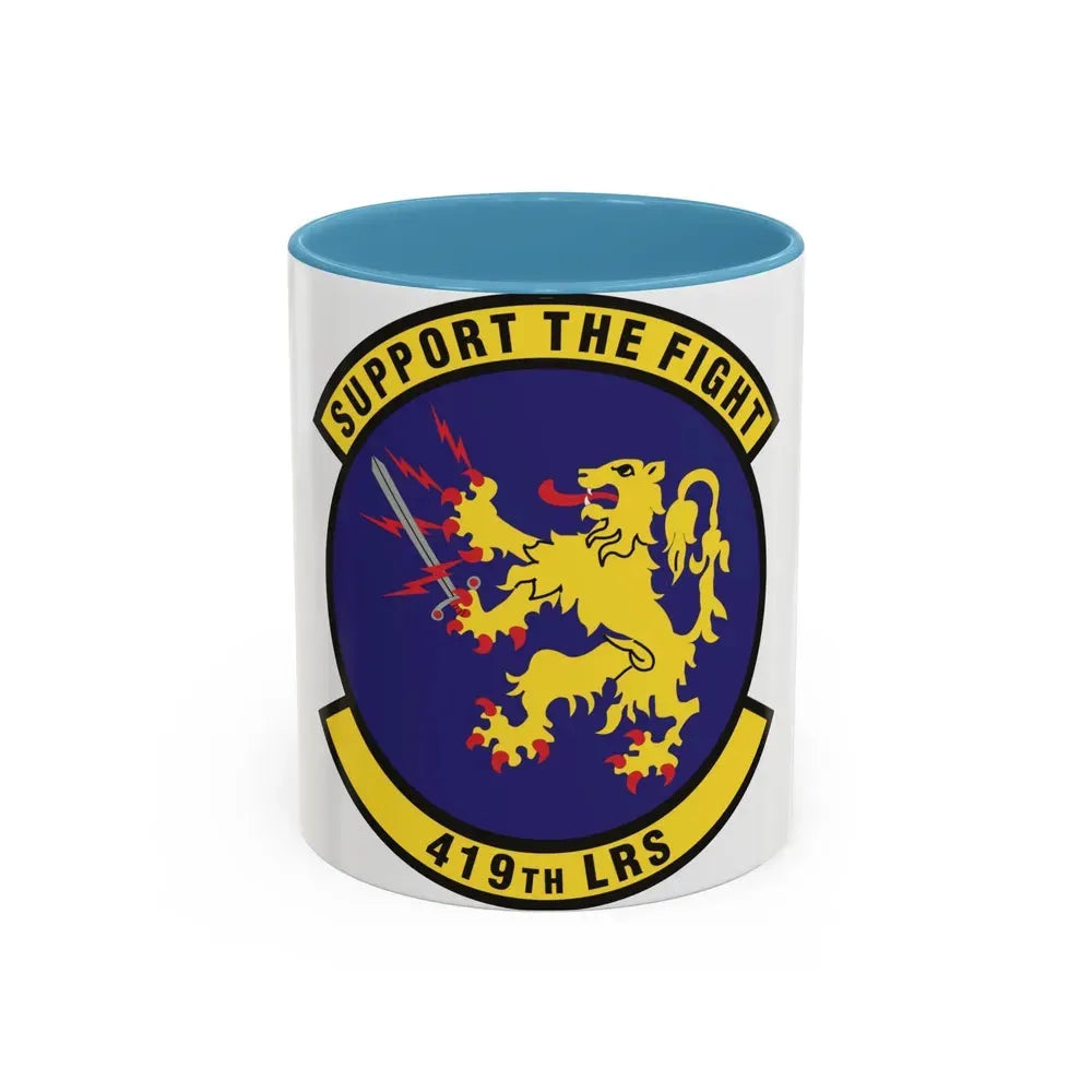 419th Logistics Readiness Squadron (U.S. Air Force) Accent Coffee Mug 11oz Light Blue - Go Mug Yourself