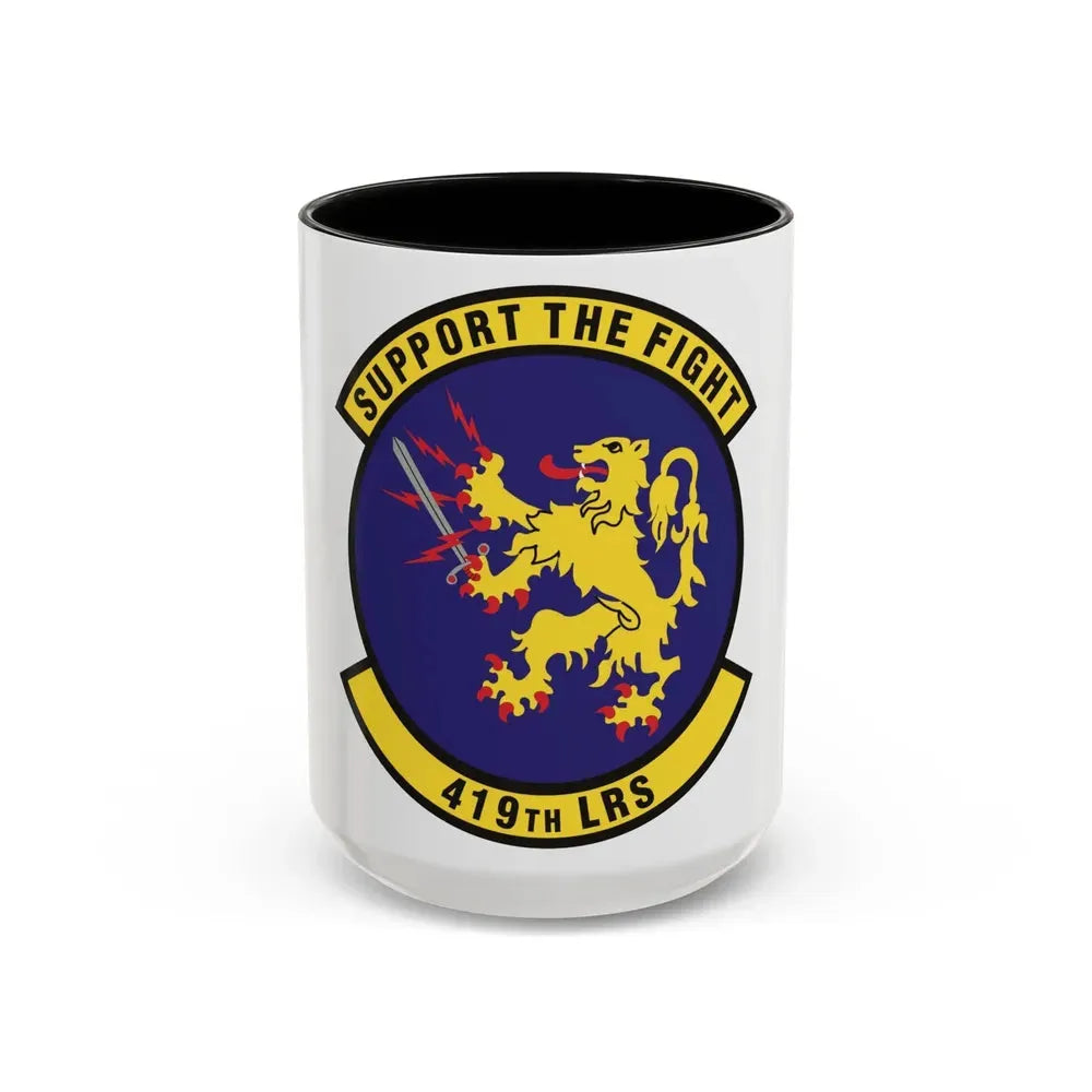419th Logistics Readiness Squadron (U.S. Air Force) Accent Coffee Mug 15oz Black - Go Mug Yourself