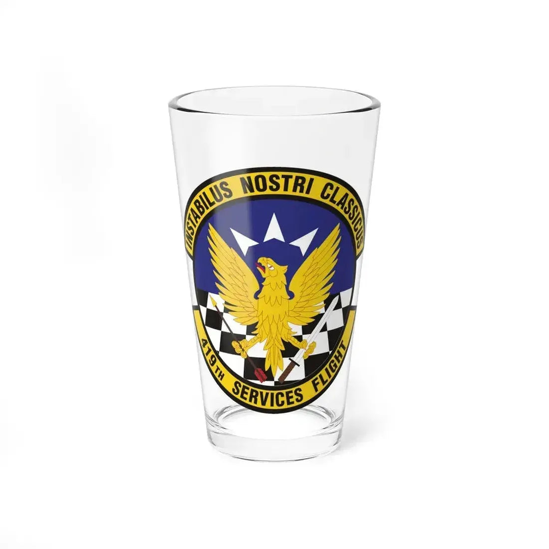 419th Services Flight (U.S. Air Force) Pint Glass 16oz 16oz - Go Mug Yourself