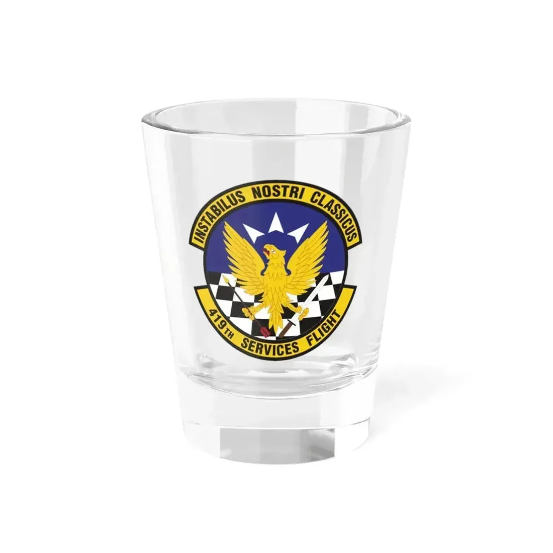 419th Services Flight (U.S. Air Force) Shot Glass 1.5oz 1.5oz - Go Mug Yourself