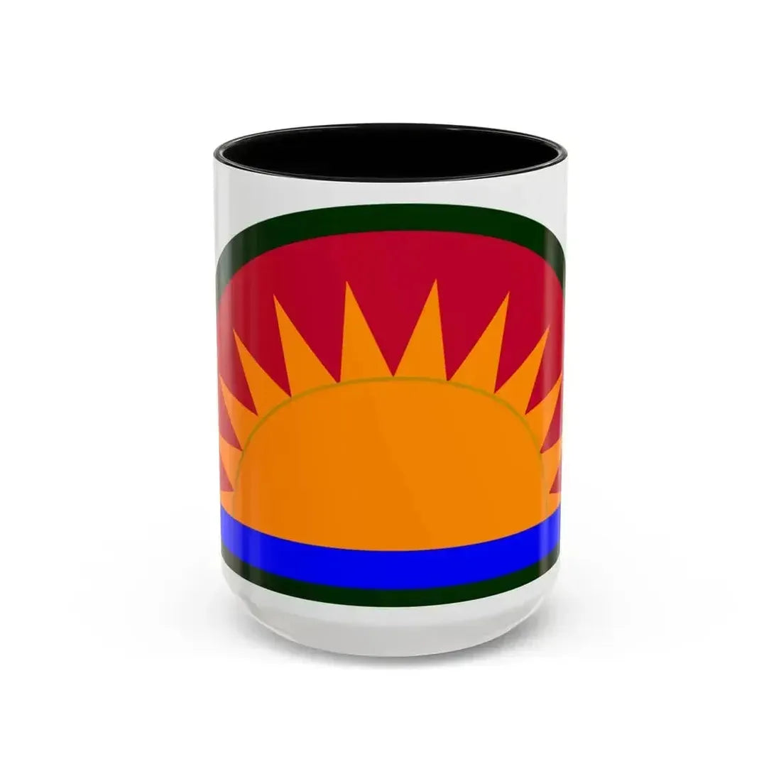 41st Infantry Division SSI (U.S. Army) Accent Coffee Mug 15oz Black - Go Mug Yourself