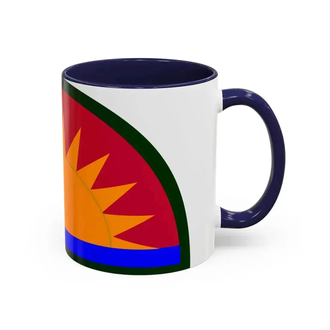 41st Infantry Division SSI (U.S. Army) Accent Coffee Mug - Go Mug Yourself