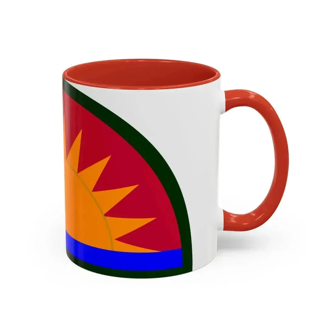 41st Infantry Division SSI (U.S. Army) Accent Coffee Mug - Go Mug Yourself