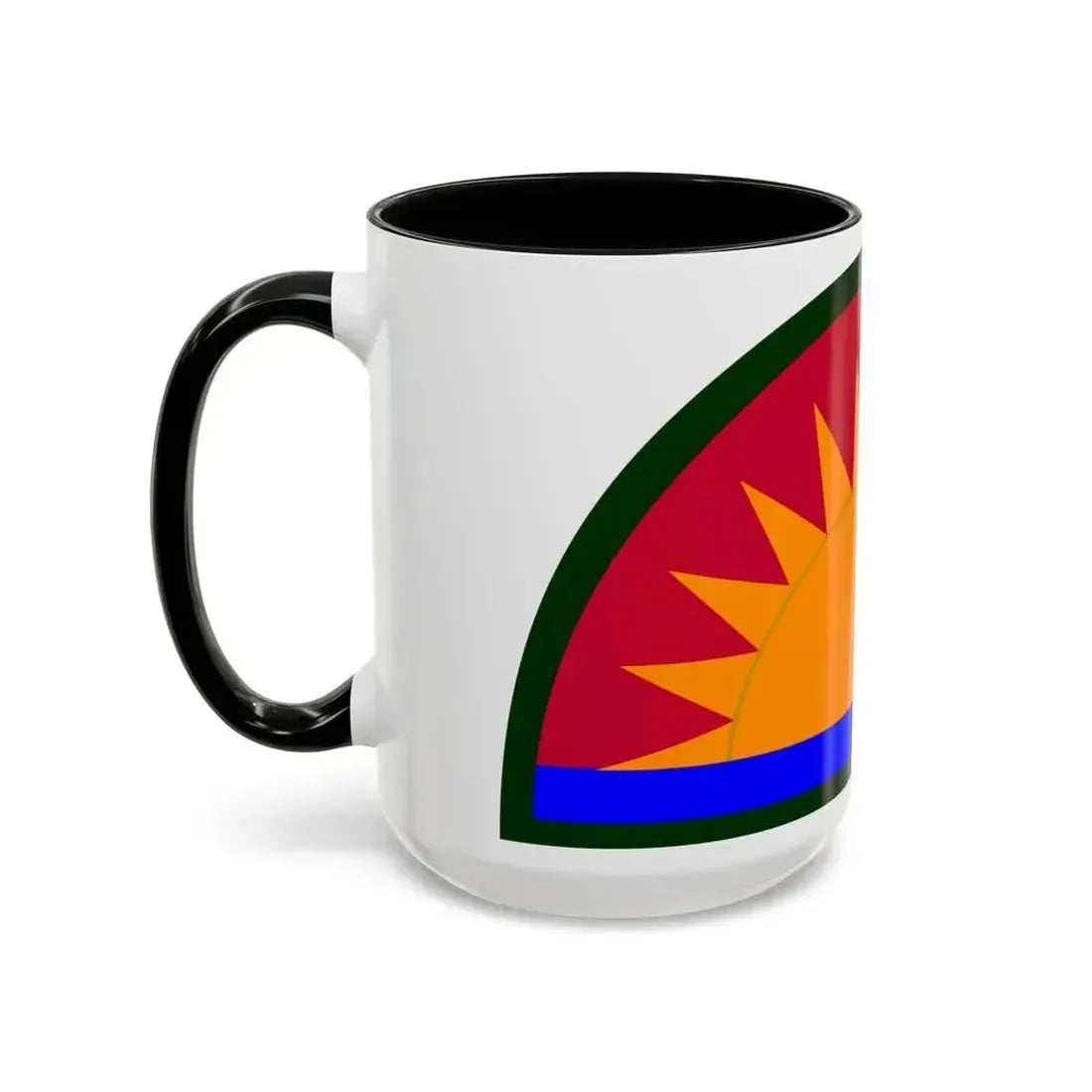 41st Infantry Division SSI (U.S. Army) Accent Coffee Mug - Go Mug Yourself