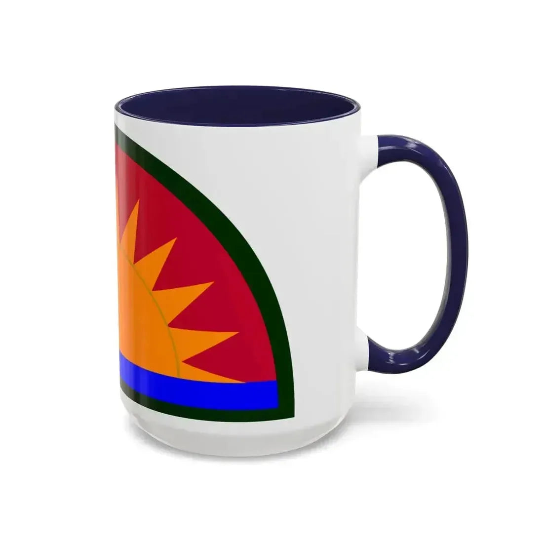 41st Infantry Division SSI (U.S. Army) Accent Coffee Mug - Go Mug Yourself