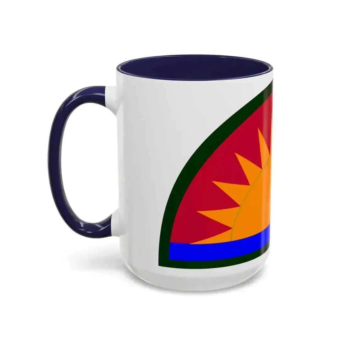 41st Infantry Division SSI (U.S. Army) Accent Coffee Mug - Go Mug Yourself