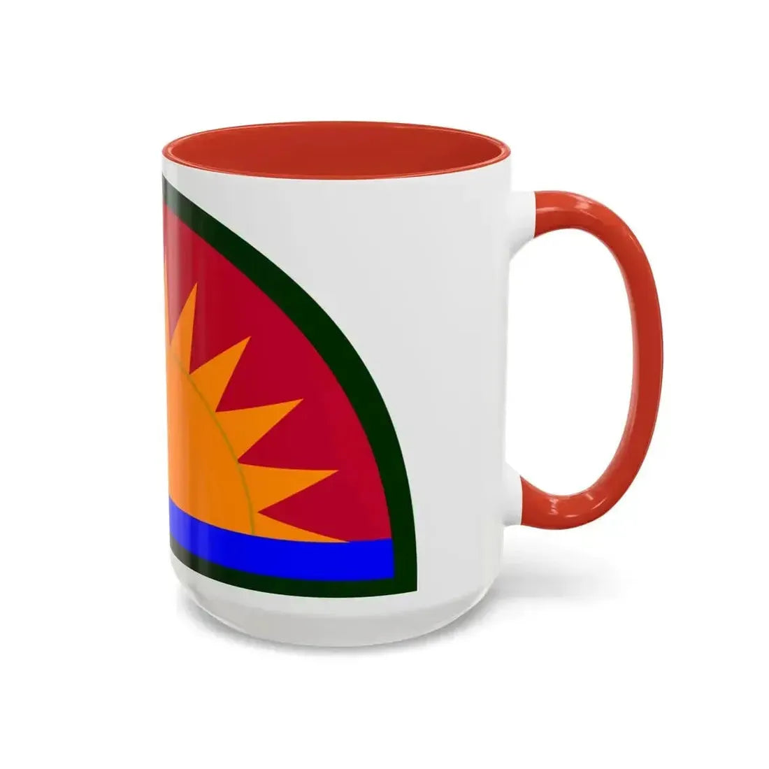 41st Infantry Division SSI (U.S. Army) Accent Coffee Mug - Go Mug Yourself