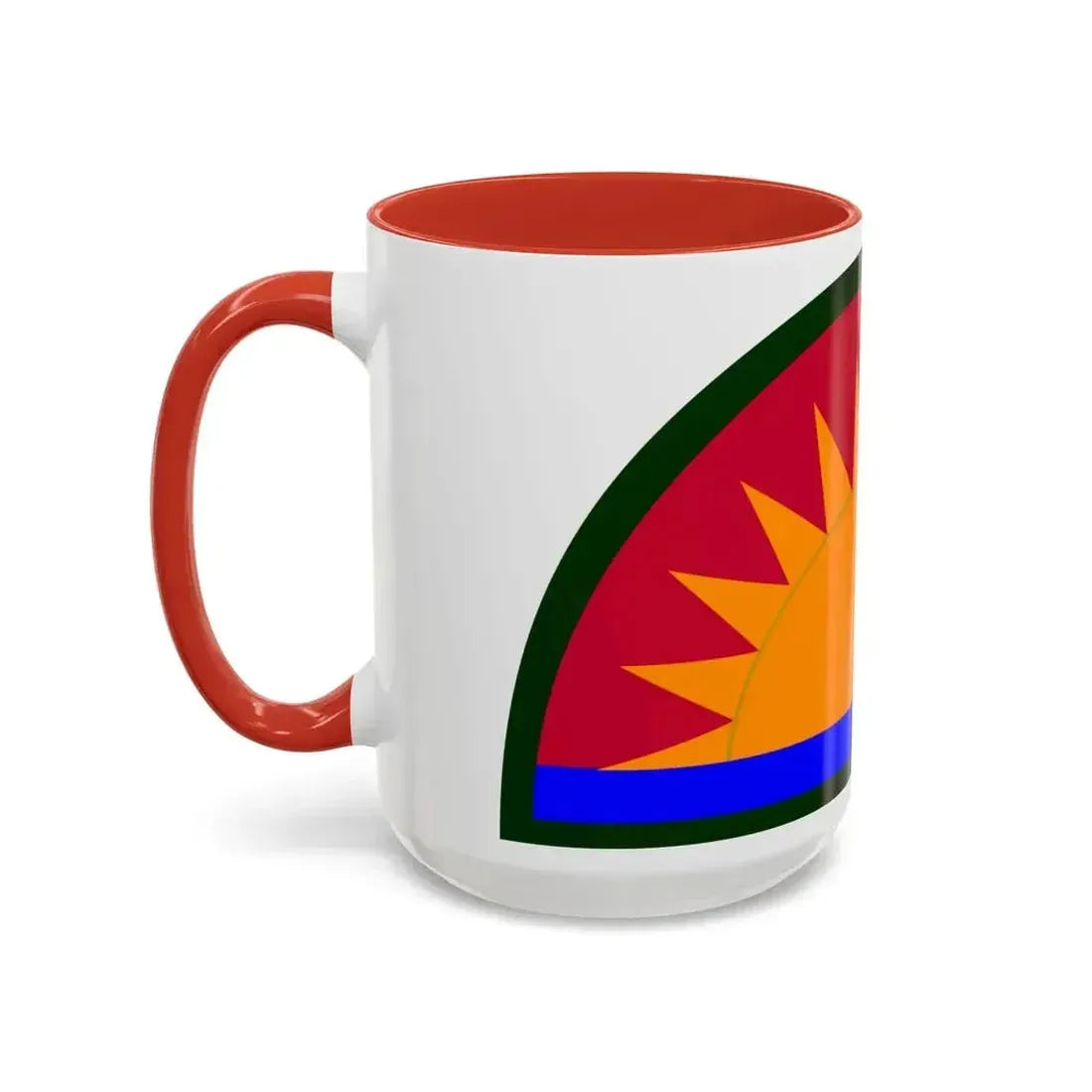 41st Infantry Division SSI (U.S. Army) Accent Coffee Mug - Go Mug Yourself