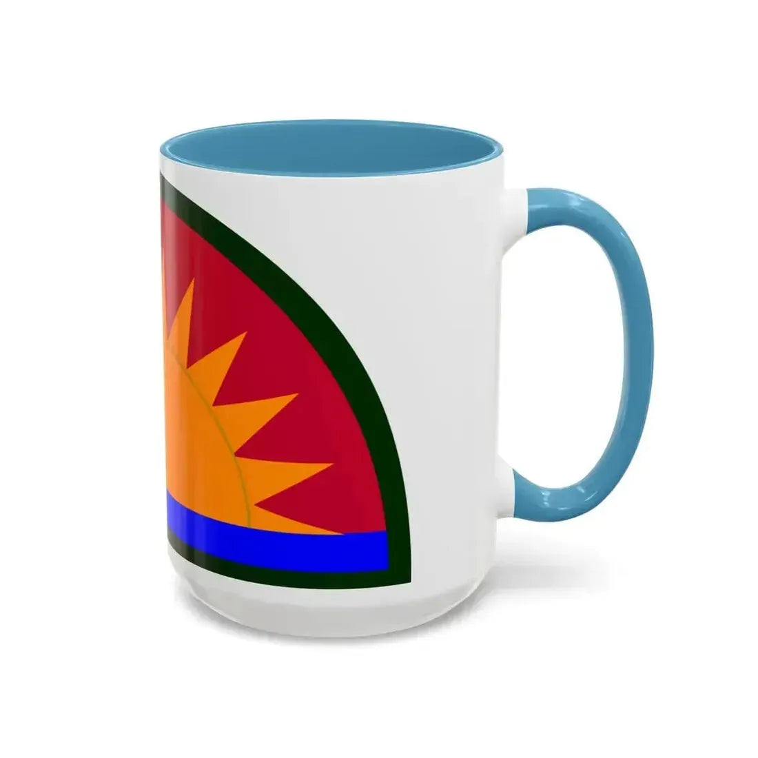 41st Infantry Division SSI (U.S. Army) Accent Coffee Mug - Go Mug Yourself