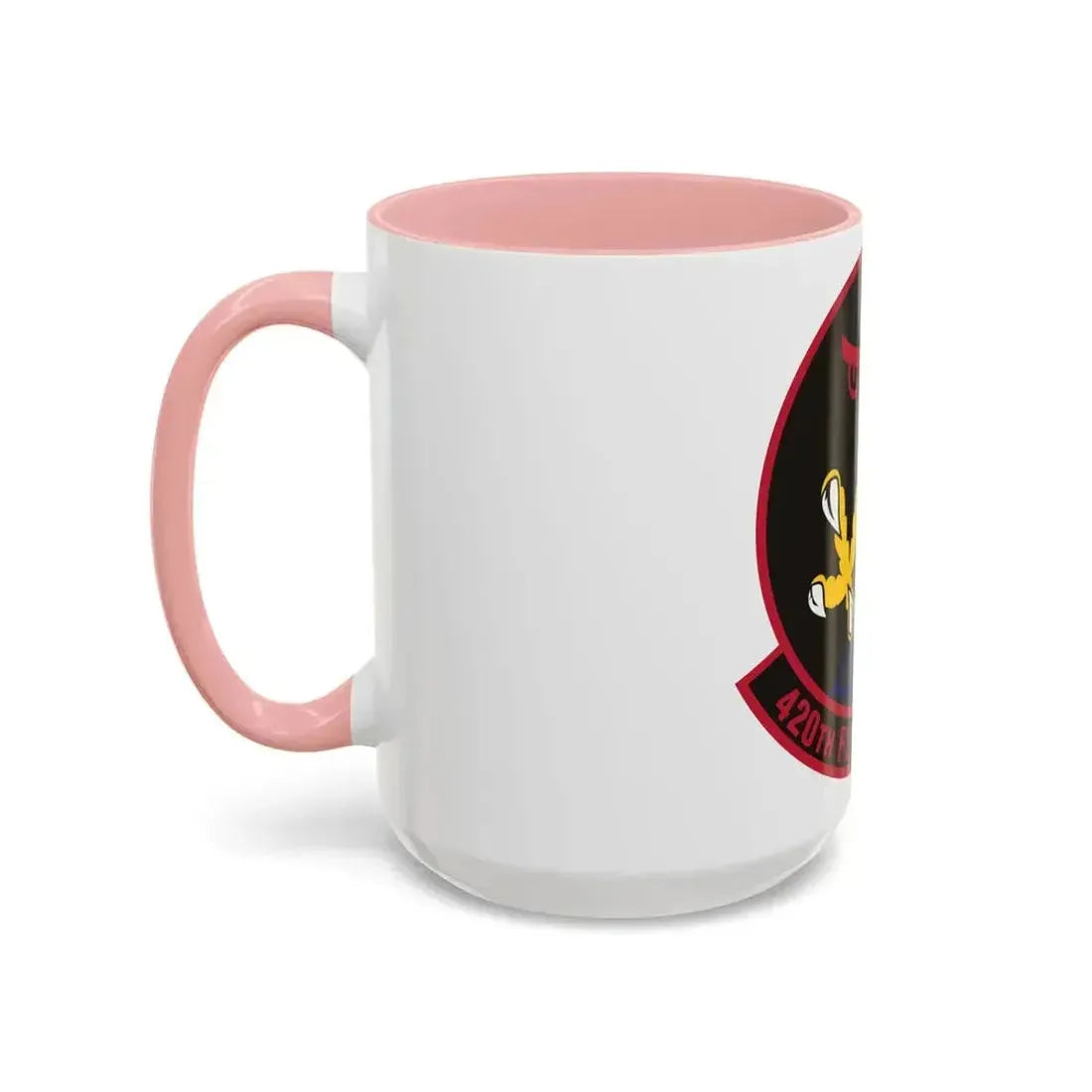 420 Flight Test Squdron AFMC (U.S. Air Force) Accent Coffee Mug - Go Mug Yourself