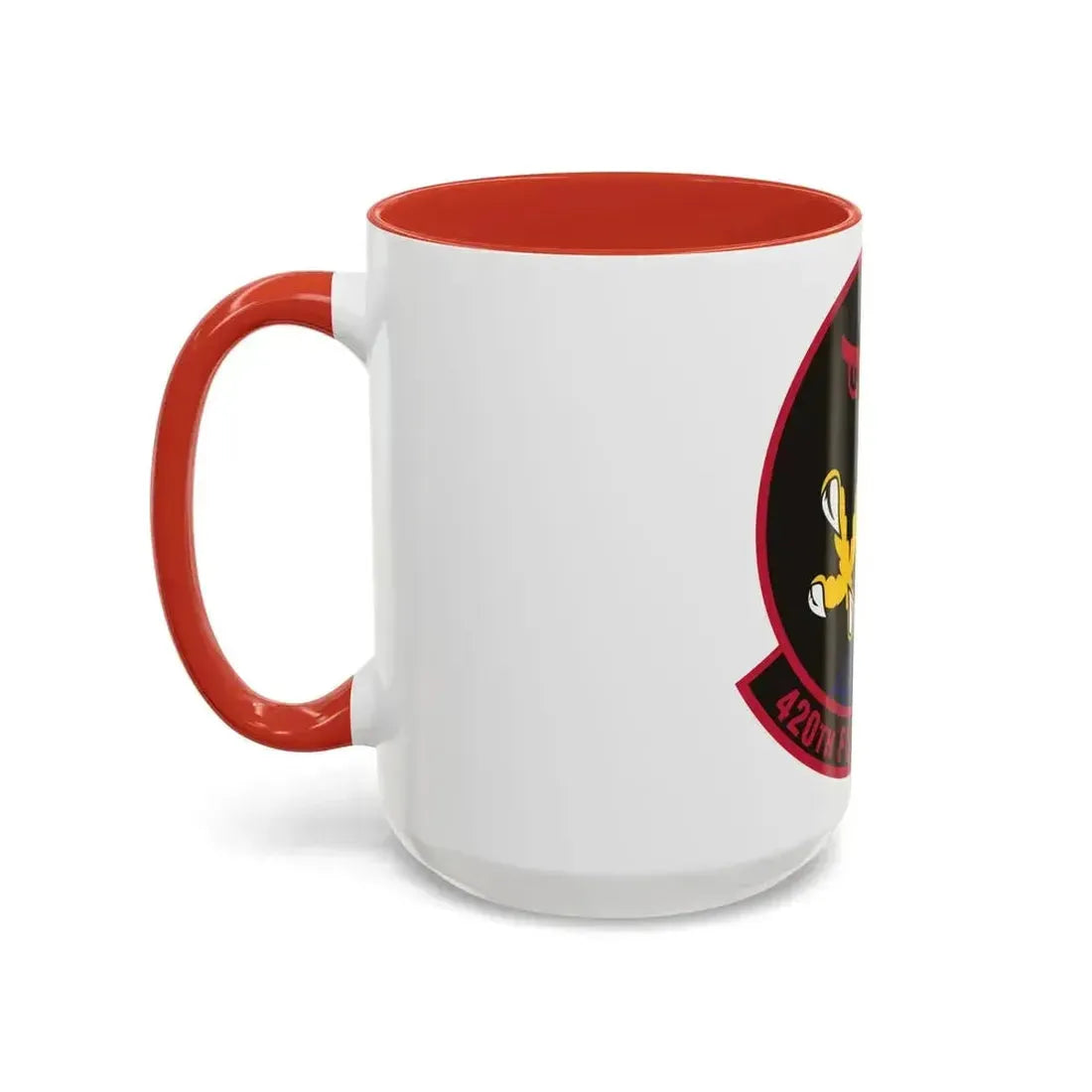 420 Flight Test Squdron AFMC (U.S. Air Force) Accent Coffee Mug - Go Mug Yourself