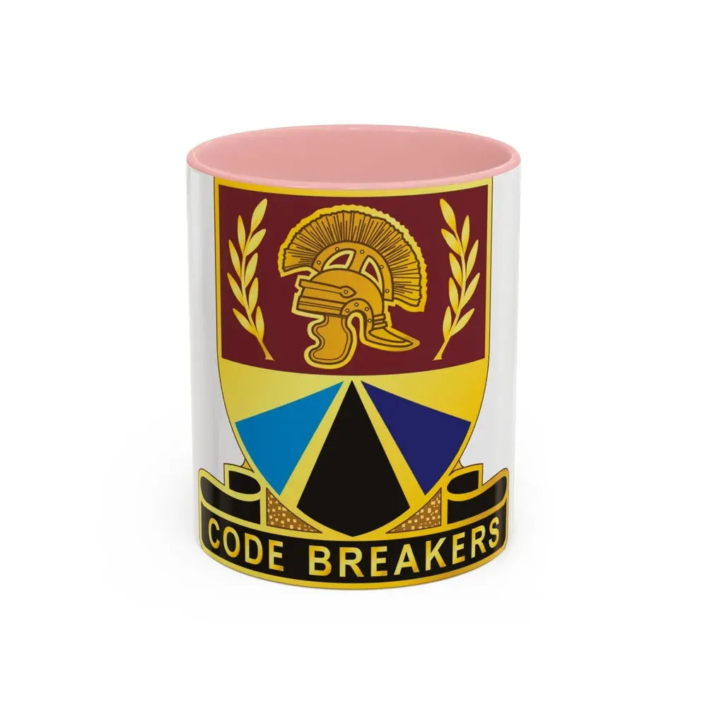 420 Transportation Battalion (U.S. Army) Accent Coffee Mug 11oz Pink - Go Mug Yourself