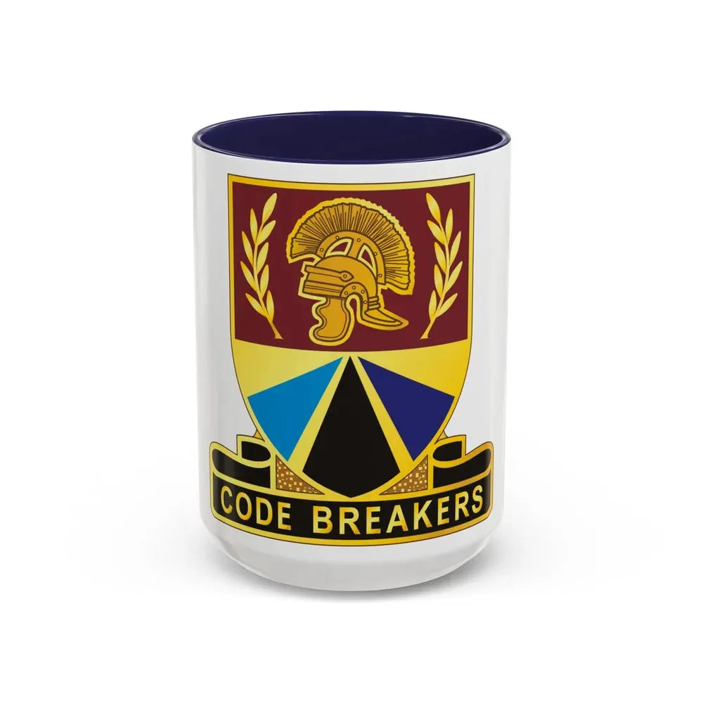 420 Transportation Battalion (U.S. Army) Accent Coffee Mug 15oz Navy - Go Mug Yourself