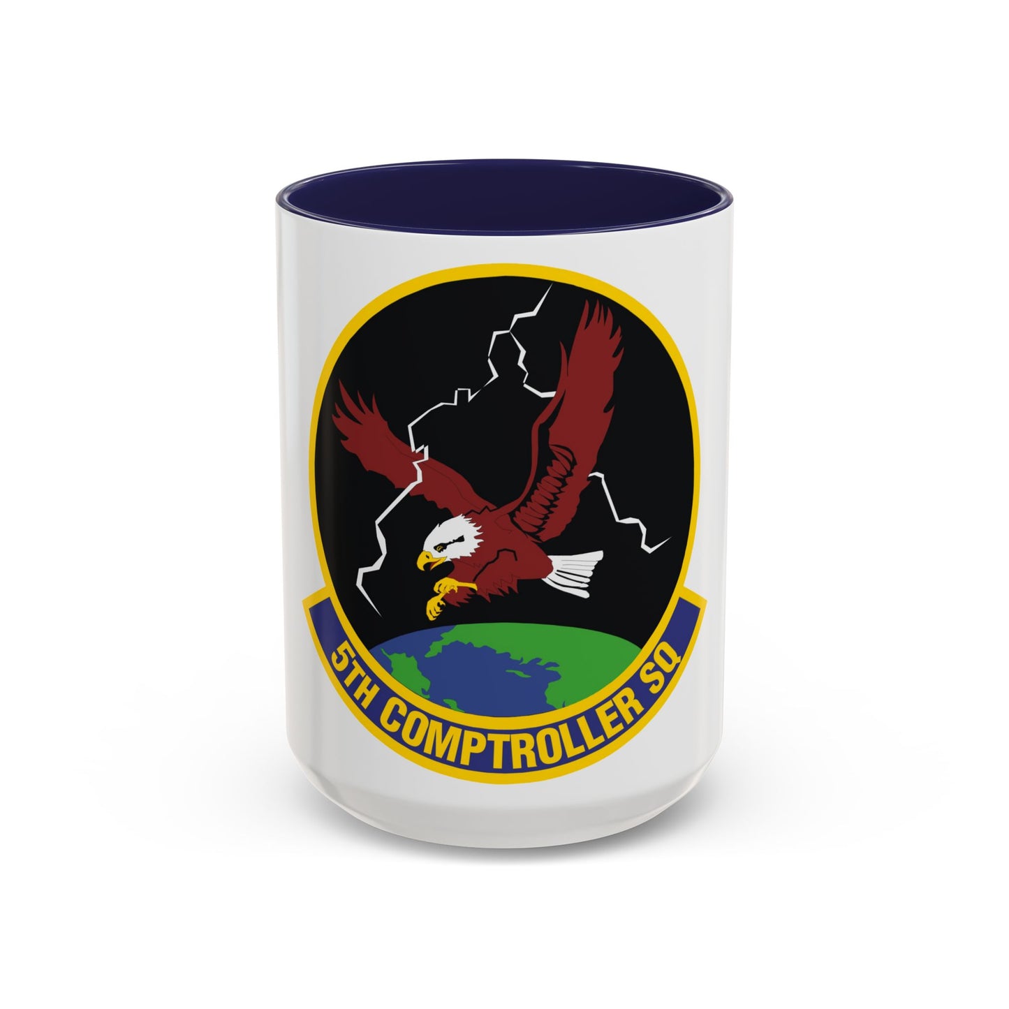 5 Comptroller Squadron AFGSC (U.S. Air Force) Accent Coffee Mug