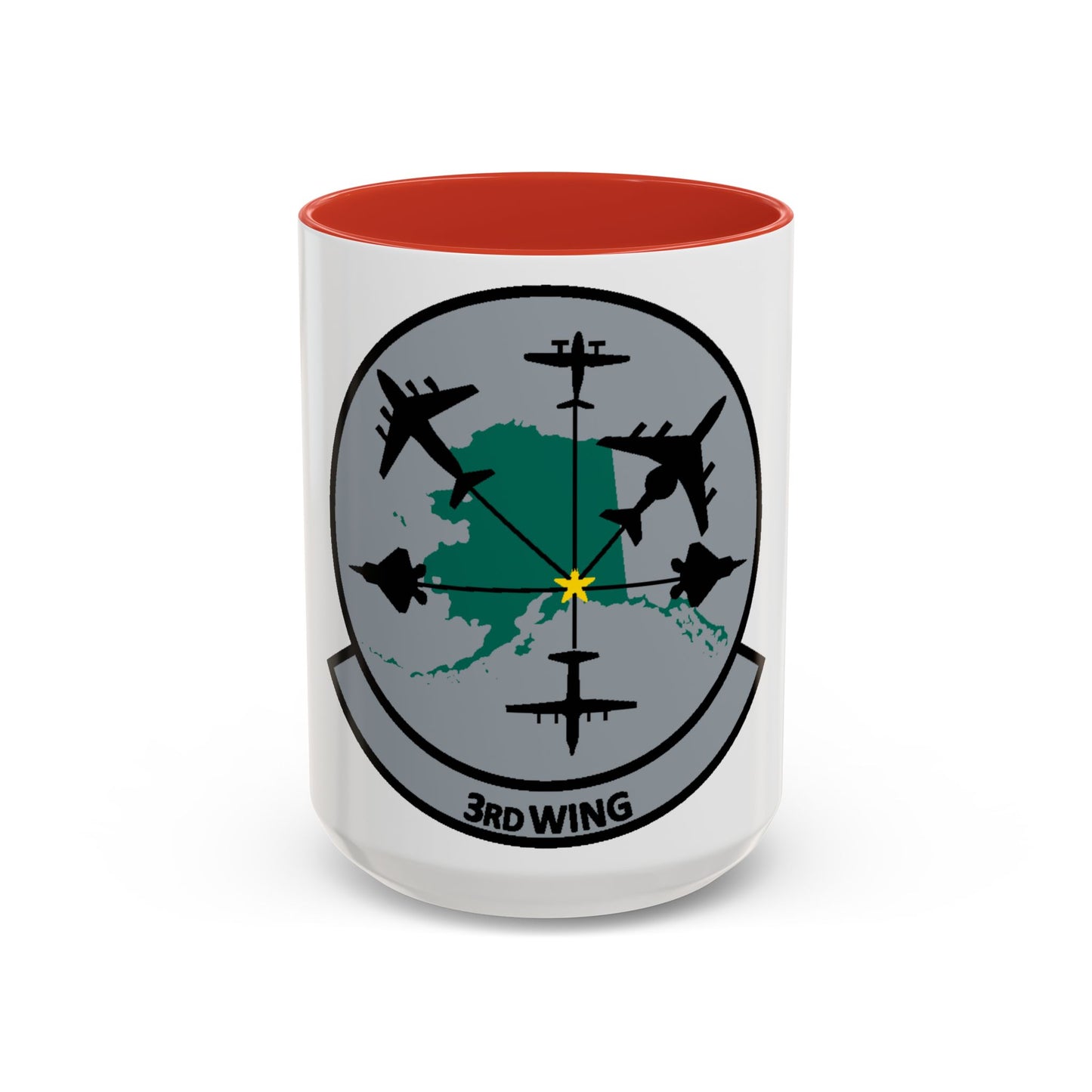 3rd Wing v2 (U.S. Air Force) Accent Coffee Mug