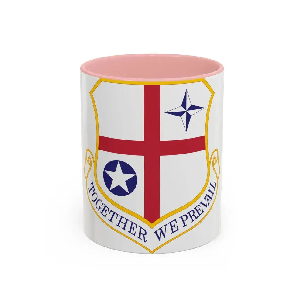 420th Air Base Group (U.S. Air Force) Accent Coffee Mug 11oz Pink - Go Mug Yourself