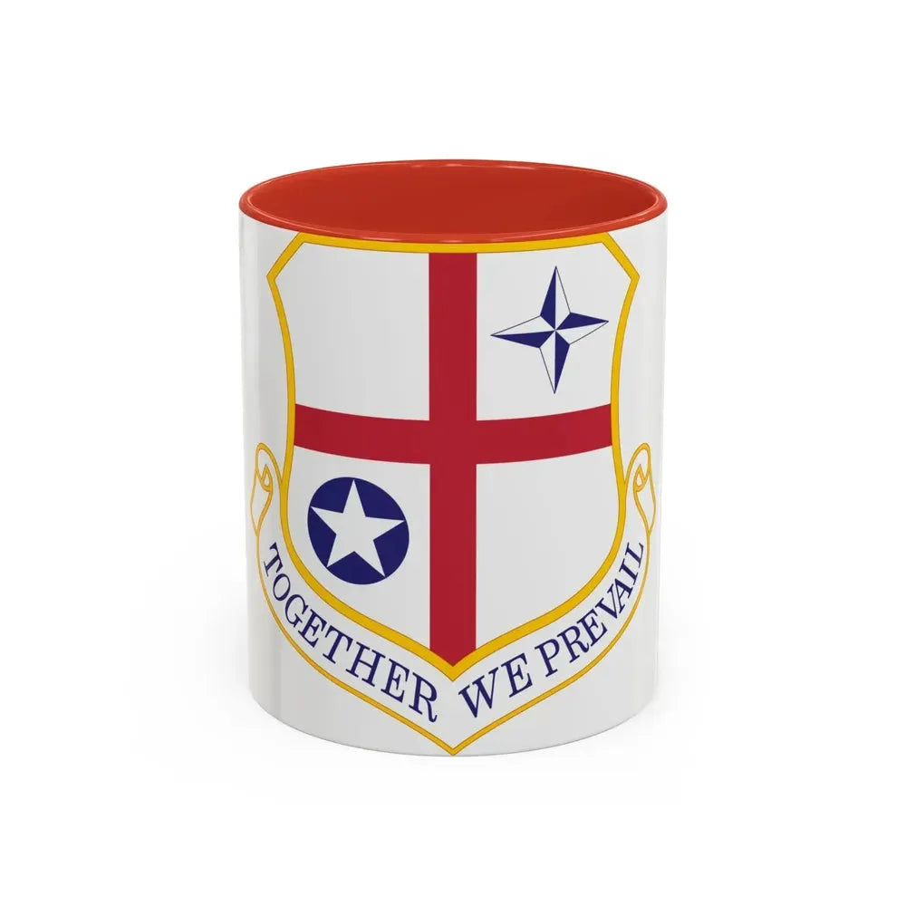 420th Air Base Group (U.S. Air Force) Accent Coffee Mug 11oz Red - Go Mug Yourself