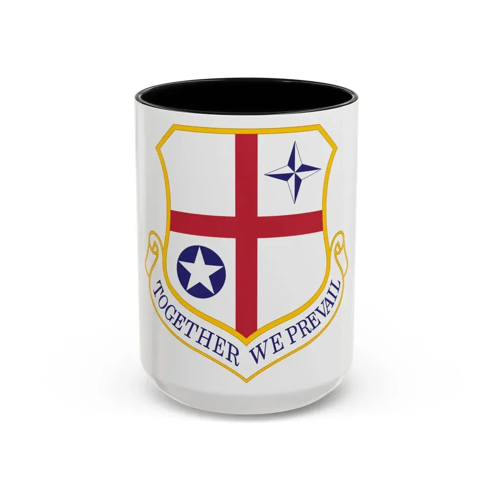 420th Air Base Group (U.S. Air Force) Accent Coffee Mug 15oz Black - Go Mug Yourself