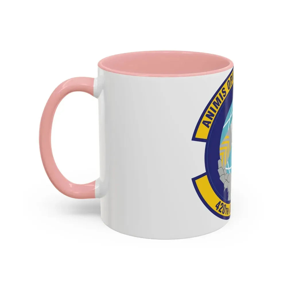 420th Air Base Squadron (U.S. Air Force) Accent Coffee Mug - Go Mug Yourself