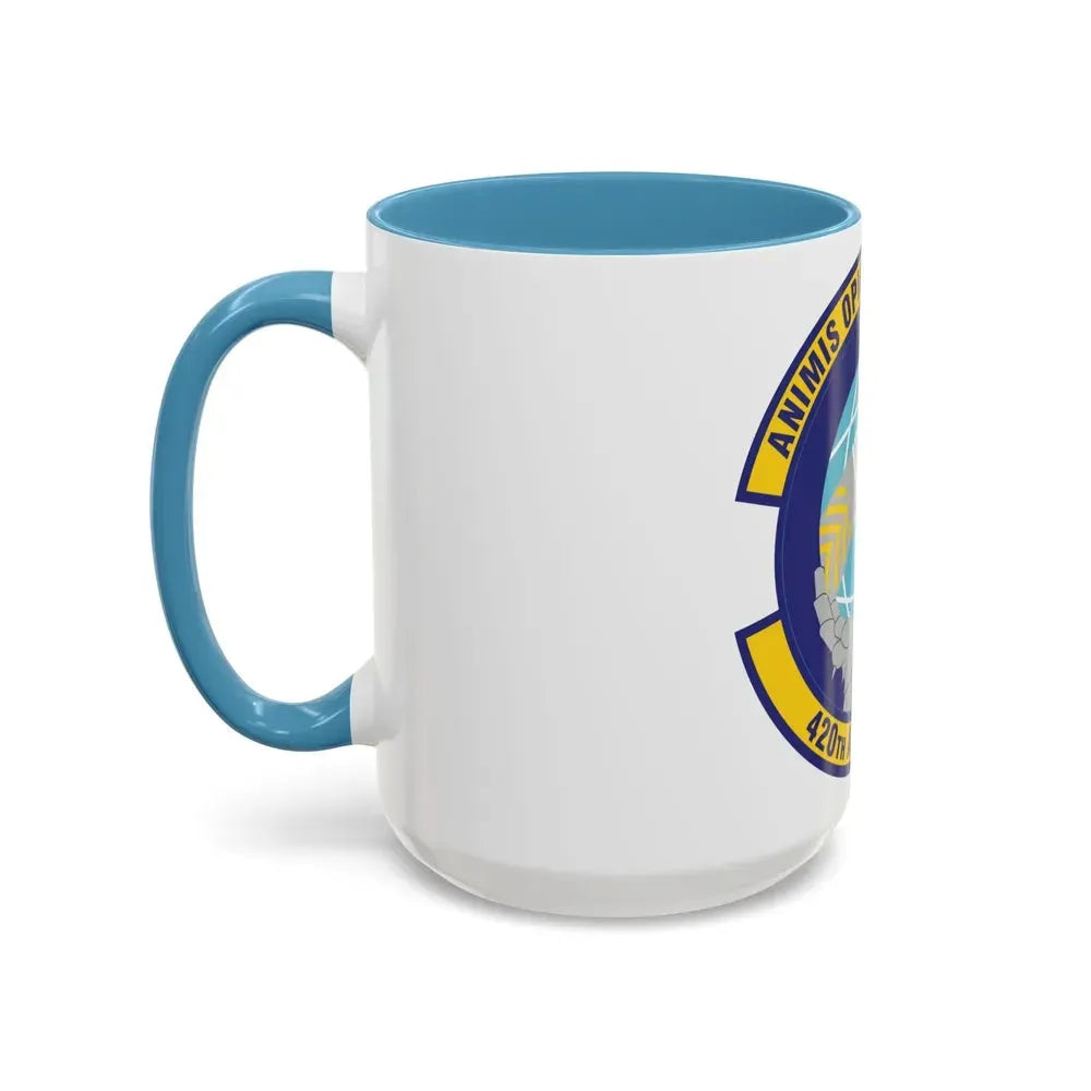 420th Air Base Squadron (U.S. Air Force) Accent Coffee Mug - Go Mug Yourself