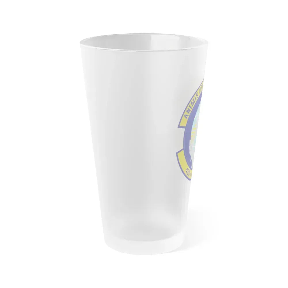420th Air Base Squadron (U.S. Air Force) Frosted Pint Glass 16oz - Go Mug Yourself