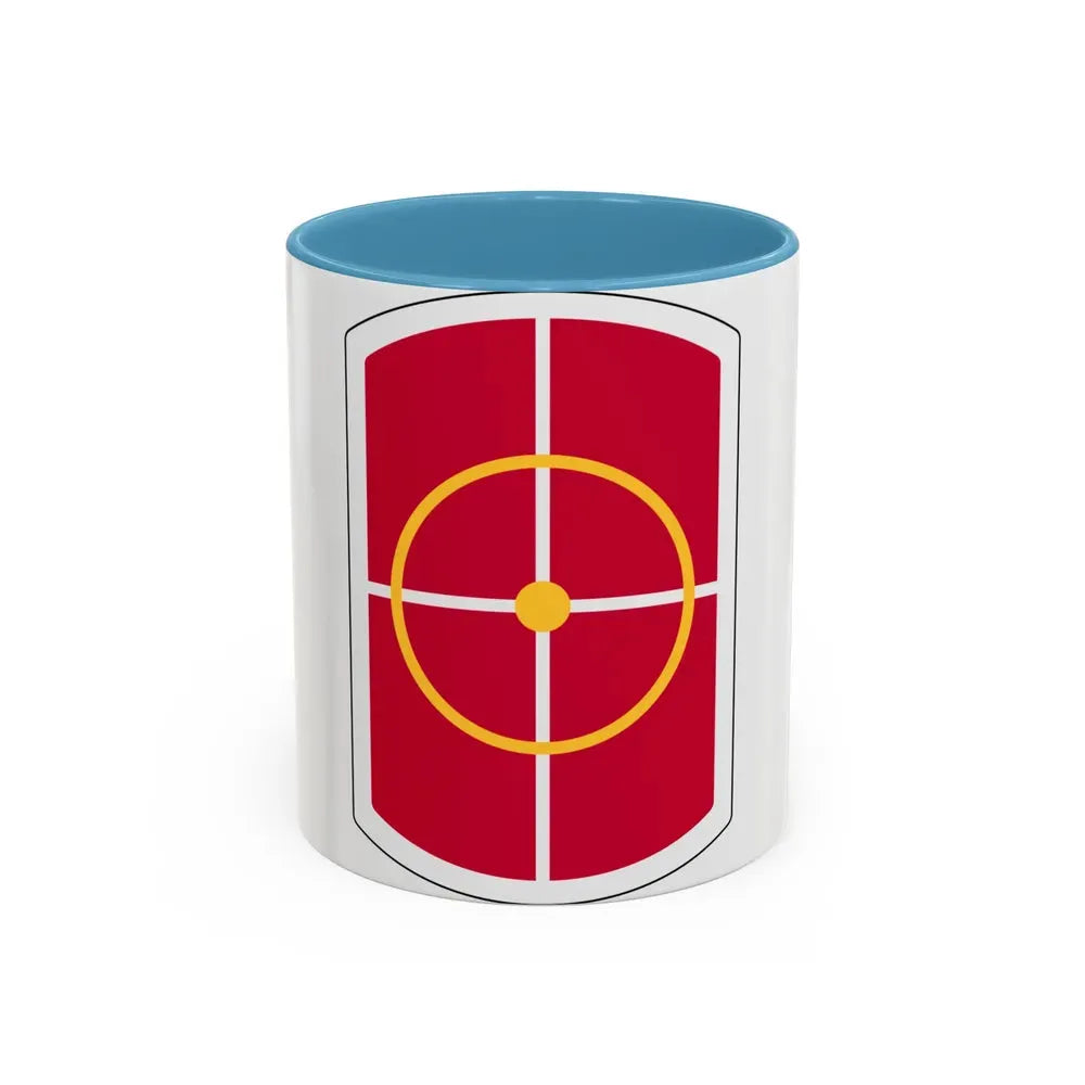 420th Engineer Brigade (U.S. Army) Accent Coffee Mug 11oz Light Blue - Go Mug Yourself
