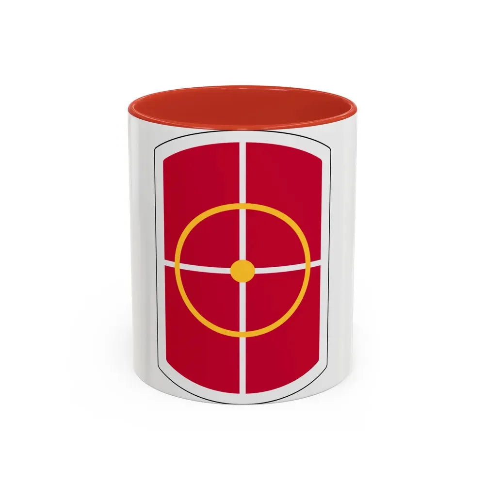 420th Engineer Brigade (U.S. Army) Accent Coffee Mug 11oz Red - Go Mug Yourself