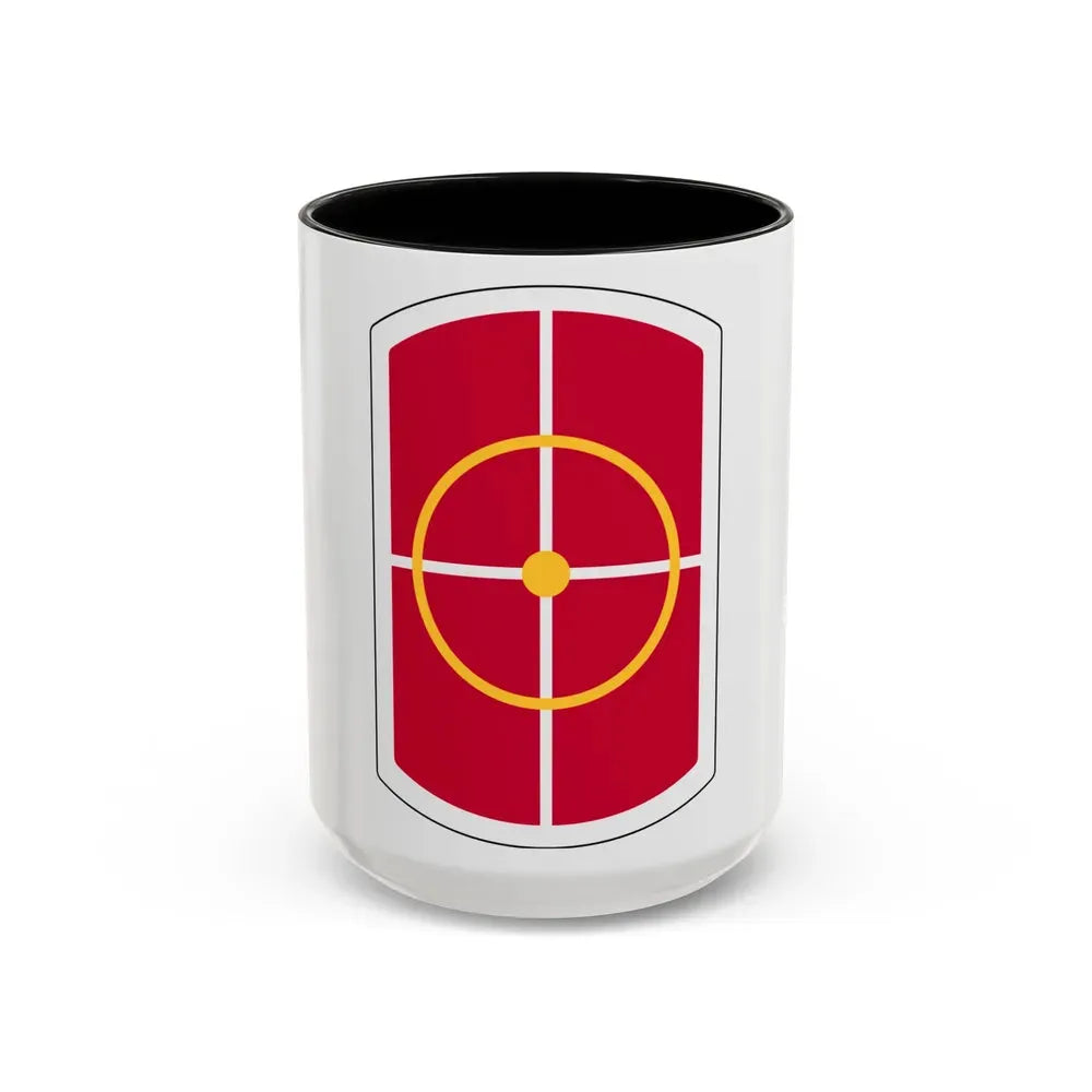 420th Engineer Brigade (U.S. Army) Accent Coffee Mug 15oz Black - Go Mug Yourself