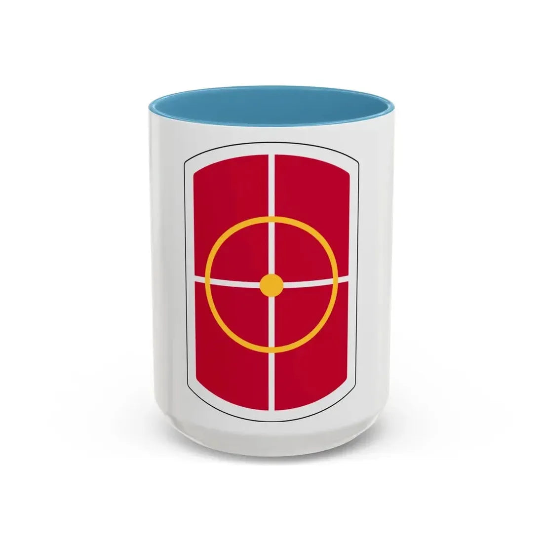 420th Engineer Brigade (U.S. Army) Accent Coffee Mug 15oz Light Blue - Go Mug Yourself