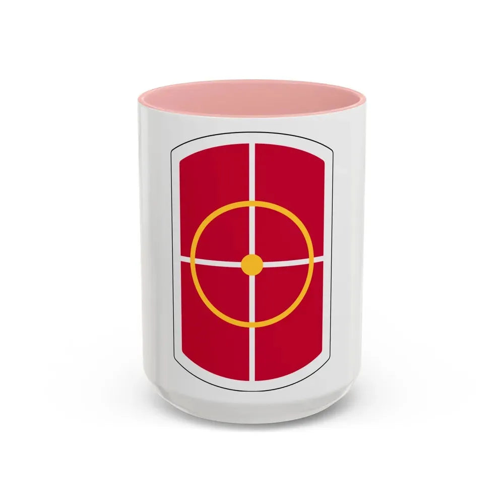 420th Engineer Brigade (U.S. Army) Accent Coffee Mug 15oz Pink - Go Mug Yourself