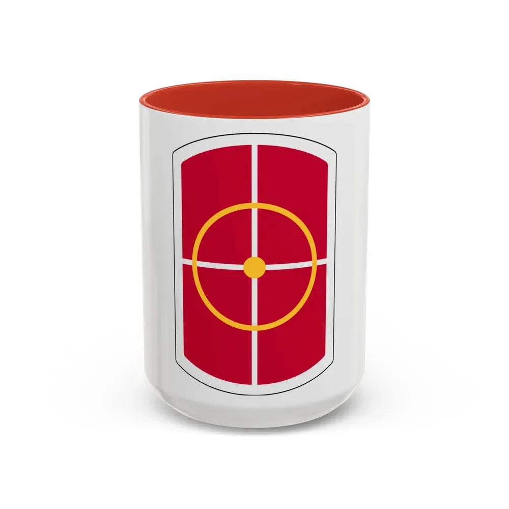 420th Engineer Brigade (U.S. Army) Accent Coffee Mug 15oz Red - Go Mug Yourself