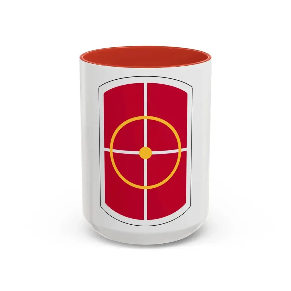 420th Engineer Brigade (U.S. Army) Accent Coffee Mug 15oz Red - Go Mug Yourself